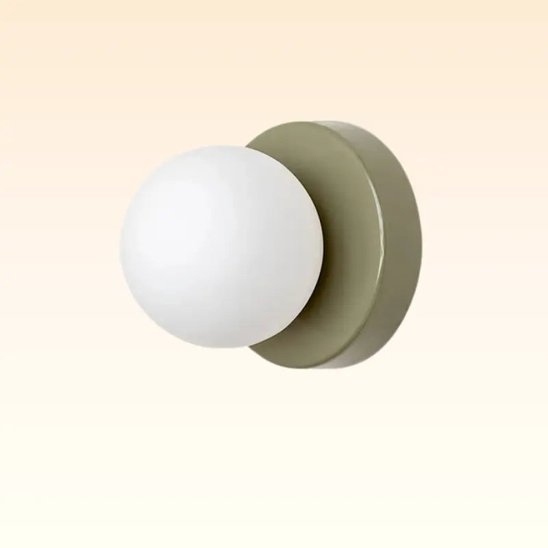 Arandela de Parede Para Quarto Globo de Vidro