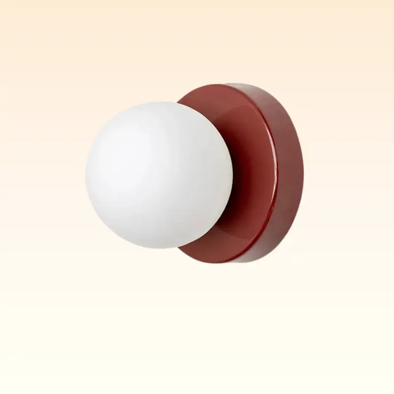 Arandela de Parede Para Quarto Globo de Vidro