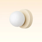 Arandela de Parede Para Quarto Globo de Vidro