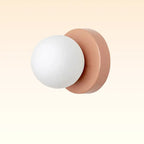 Arandela de Parede Para Quarto Globo de Vidro