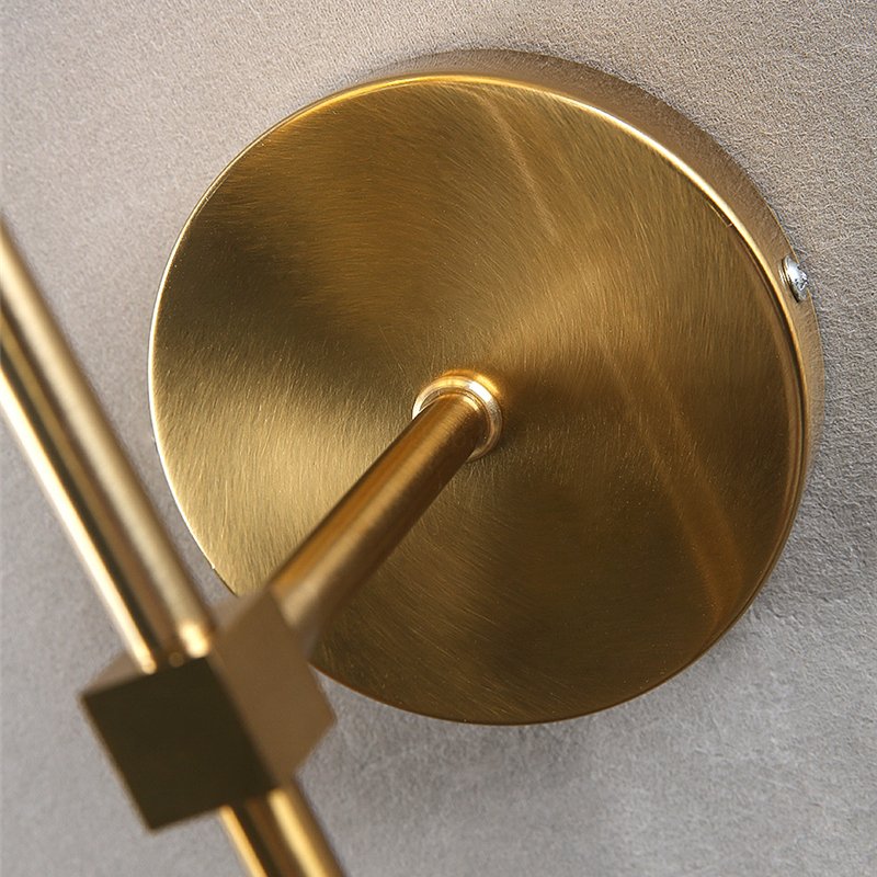 Arandela Abajur de Parede Retrô Metal e Cuba de Linho