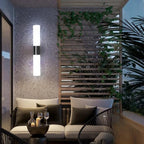 Arandela Cilindrica Moderna Vidro e Metal