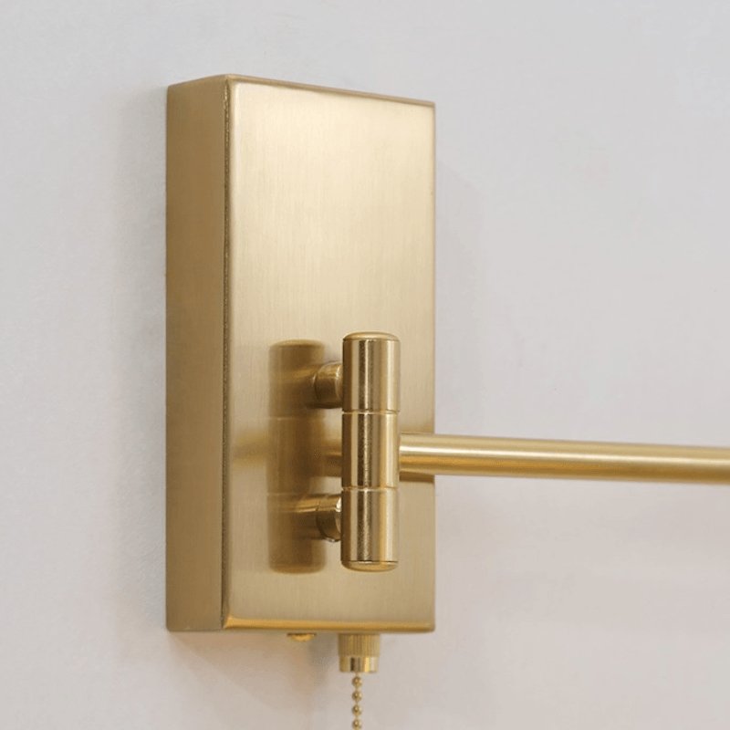 Arandela de Parede Articulada Retrô dourada