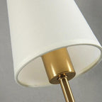 Arandela de Parede Interna Abajur Retrô Metal e Linho