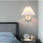 Arandela de Parede Plissada Vintage