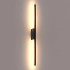 Arandela de Parede Led Preta Minimalista