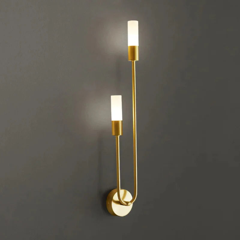 Arandela de Parede LED Pendente Sofisticada Dupla