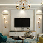 Arandela de Parede LED Pendente Sofisticada Dupla