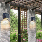 Luminária Área Externa Preta em Alumínio 5W