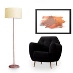 Luminária de Chão Abajur de Cúpula com Pedal de Acionamento