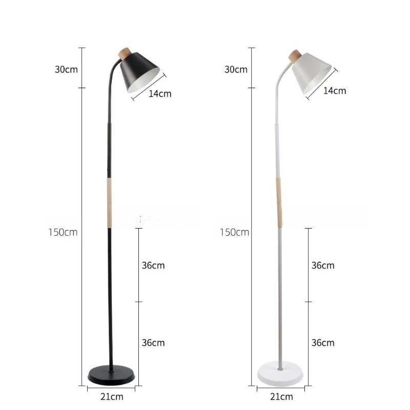 Luminária de Chão Abajur Wooden