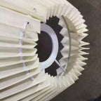 Luminária de Chão Articulável com Cúpula Plissada