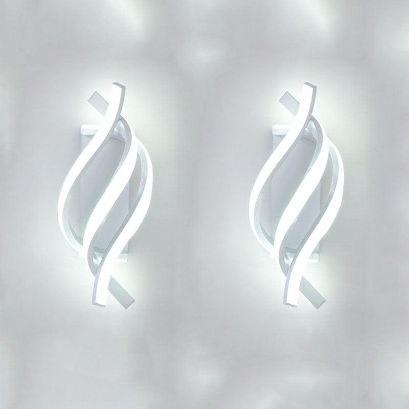 Arandela de Parede Led Espiral Moderna - Casas Gael