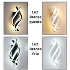Arandela de Parede Led Espiral Moderna - Casas Gael