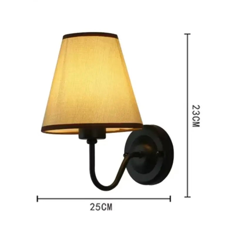 Arandela de Parede Estilo Abajur Vintage